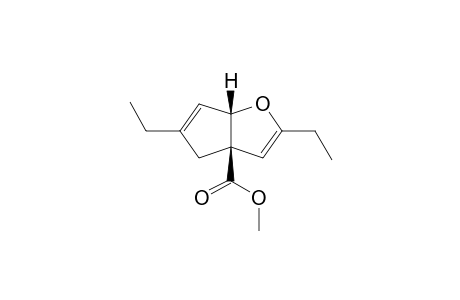 (3aR,6aS)-methyl 2,5-diethyl-4,6a-dihydro-3aH-cyclopenta[b]furan-3a-carboxylate