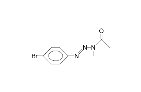 3-ACETYL-3-METHYL-1-(4-BROMOPHENYL)-TRIAZEN