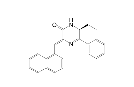 (6S)-6-Isopropyl-3-[(Z)-1-(1-naphthyl)methylidene]-5-phenyl-1,2,3,6-tetrahydro-2-pyrazinone