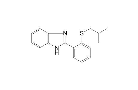 1H-Benzimidazole, 2-[2-[(2-methylpropyl)thio]phenyl]-