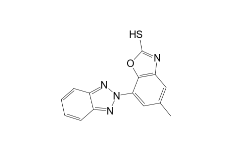 7-Benzotriazol-2-yl-5-methyl-benzooxazole-2-thiol