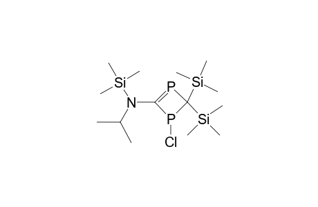 1-CHLORO-2-[ISOPROPYL-(TRIMETHYLSILYL)-AMINO]-4,4-BIS-(TRIMETHYLSILYL)-1,2-DIHYDRO-1-LAMBDA3,3-LAMBDA3-PHOSPHETE