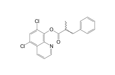 5,7-dichloro-8-quinolinol, alpha-methylcinnamate (ester)