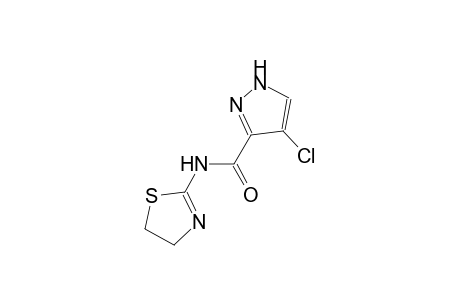 4-chloro-N-(4,5-dihydro-1,3-thiazol-2-yl)-1H-pyrazole-3-carboxamide