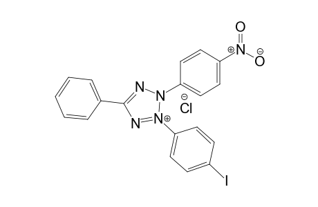 3-(4-Iodophenyl)-2-(4-nitrophenyl)-5-phenyl-3H-tetraazol-2-ium chloride