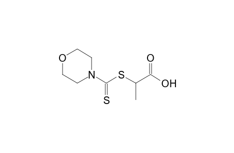 2-(morpholine-4-carbothioylsulfanyl)propanoic acid