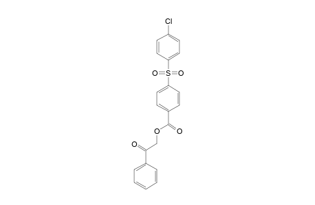 Phenacyl 4-(4-chlorophenylsulfonyl)benzoate