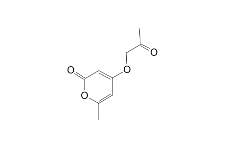 6-Methyl-4-(2-oxopropyloxy)-2H-pyran-2-one