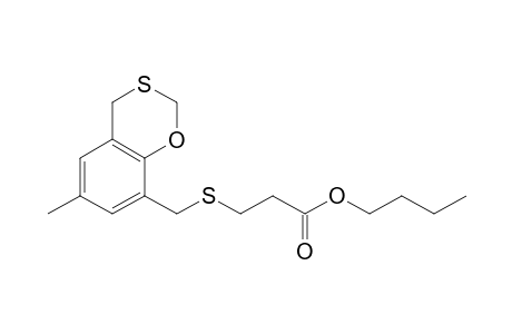 Butyl 3-(6-Methyl-4H-1-oxa-3-thianaphthalen-8-ylmethylsulfanyl)propionate