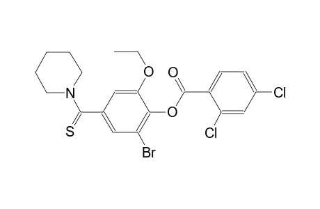 benzoic acid, 2,4-dichloro-, 2-bromo-6-ethoxy-4-(1-piperidinylcarbonothioyl)phenyl ester