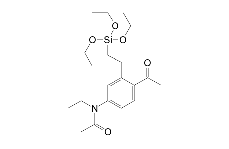 4-Acetyl-3-[2-(triethoxysilyl)ethyl]-N-ethylacetanilide