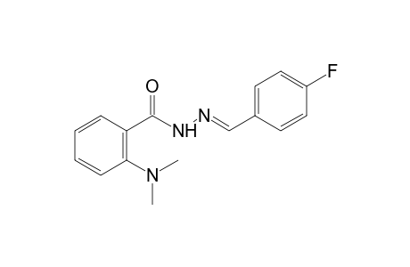N,N-dimethylanthranilic acid, (p-fluorobenzylidene)hydrazide