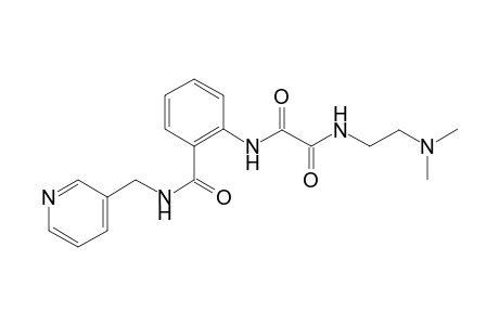 ethanediamide, N~1~-[2-(dimethylamino)ethyl]-N~2~-[2-[[(3-pyridinylmethyl)amino]carbonyl]phenyl]-