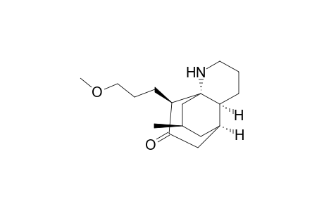 1H-5,8a-Propanoquinolin-7(8H)-one, hexahydro-8-(3-methoxypropyl)-10-methyl-, (4a.alpha.,5.alpha.,8.alpha.,8a.alpha.,10R*)-(.+-.)-