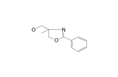 4-Oxazolemethanol, 4,5-dihydro-4-methyl-2-phenyl-