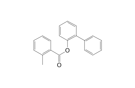 2-Methylbenzoic acid, 2-biphenyl ester