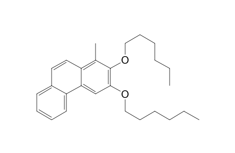 2,3-Dihexoxy-1-methyl-phenanthrene