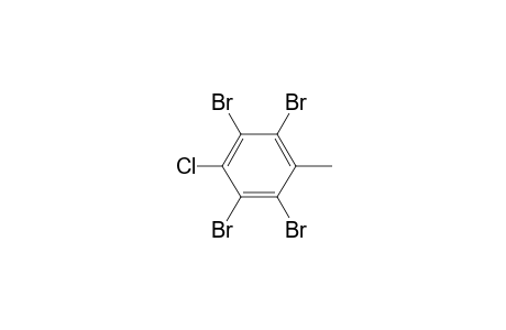 1,2,4,5-tetrabromo-3-chloro-6-methyl-benzene