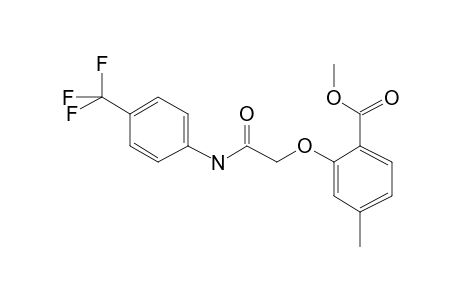 Methyl 4-methyl-2-(2-oxo-2-{[4-(trifluoromethyl)phenyl]amino}ethoxy)benzoate