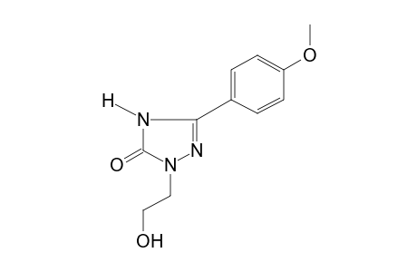 1-(2-hydroxyethyl)-3-(p-methoxyphenyl)-delta square-1,2,4-triazolin-5-one