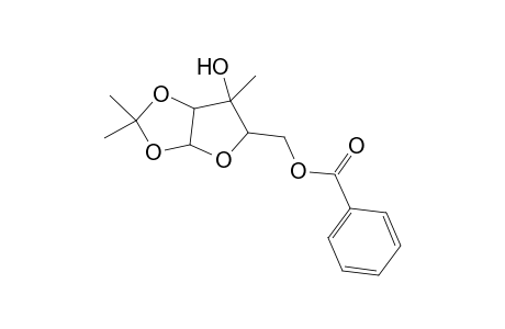 O-Benzoyl-5-O-isopropylidene-1,2-C-methyl-3-alpha-D-xylofuranose