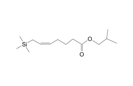 (Z)-isobutyl 7-(trimethylsilyl)-5-heptenoate