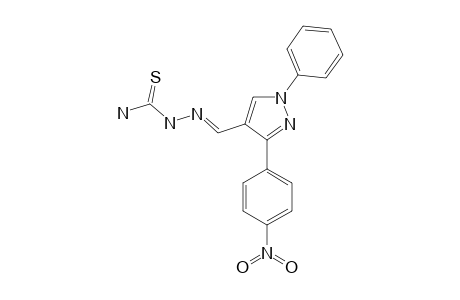 1-[(3-(4-NITROPHENYL)-1-PHENYL-1H-PYRAZOL-4-YL)-METHYLENE]-THIOSEMICARBAZIDE