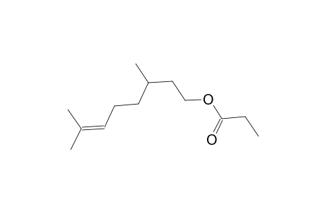 6-Octen-1-ol, 3,7-dimethyl-, propanoate