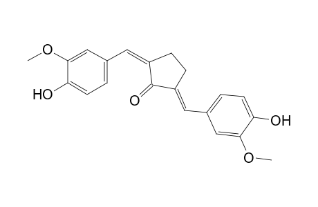 Cyclopentanone, 2,5-bis[(4-hydroxy-3-methoxyphenyl)methylene]-