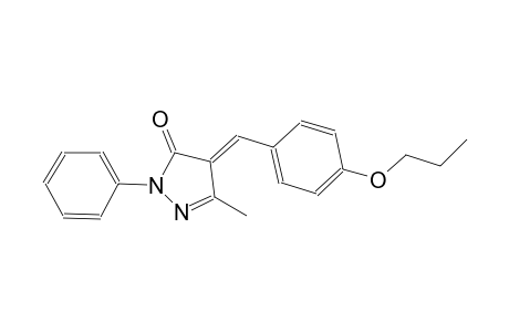 (4E)-5-methyl-2-phenyl-4-(4-propoxybenzylidene)-2,4-dihydro-3H-pyrazol-3-one