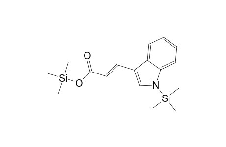 2-Propenoic acid, 3-[1-(trimethylsilyl)-1H-indol-3-yl]-, trimethylsilyl ester