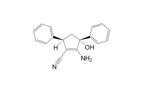 (3R,5R)-2-amino-3-hydroxy-3,5-diphenyl-1-cyclopentenecarbonitrile