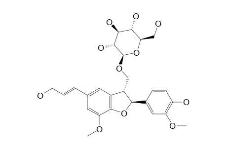 (+)-DEHYDRODICONIFERYL-ALCOHOL-9-O-BETA-D-GLUCOPYRANOSIDE