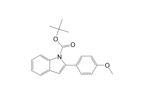 2-(4'-METHOXYPHENYL)-INDOLE-1-CARBOXYLIC-ACID-TERT.-BUTYLESTER