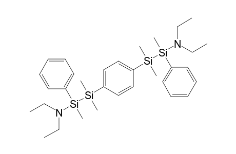 1,4-BIS-[2-DIETHYLAMINO)-1,1,2-TRIMETHYL-2-PHENYLDISILANYL]-BENZOL;MESO-6A