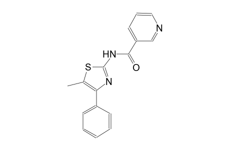 N-(5-methyl-4-phenyl-1,3-thiazol-2-yl)nicotinamide