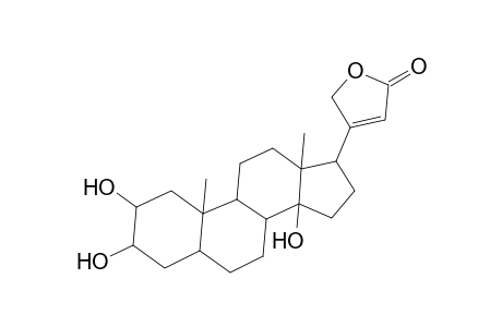 Card-20(22)-enolide, 2,3,14-trihydroxy-, (2.alpha.,3.beta.,5.alpha.)-