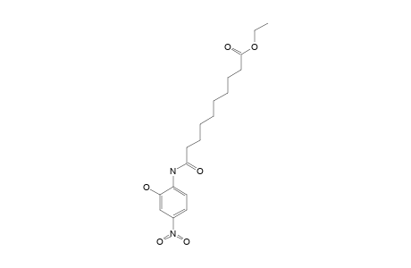 9-[(2-hydroxy-4-nitrophenyl)carbamoyl]nonanoic acid, ethyl ester