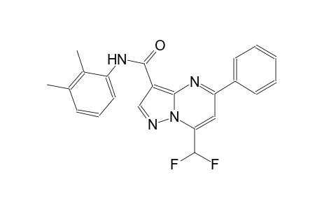 7-(difluoromethyl)-N-(2,3-dimethylphenyl)-5-phenylpyrazolo[1,5-a]pyrimidine-3-carboxamide