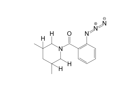 1-(o-azidobenzoyl)-3,5-lupetidine