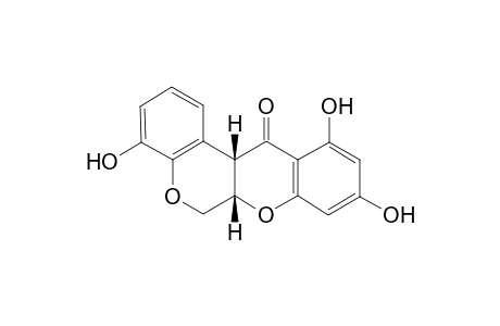 (+-)-cis-4,9,11-Trihydroxy-6a,12a-dihydrorotoxen-12(6H)-one