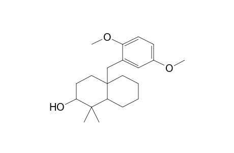 4a-(2,5-Dimethoxy-benzyl)-1,1-dimethyl-decahydro-naphthalen-2-ol