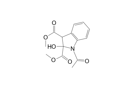 1-ACETYL-2,3-DIHYDRO-2-HYDROXY-INDOL-DICARBOXYLIC-ACID,METHYLESTER;ISOMER-#1
