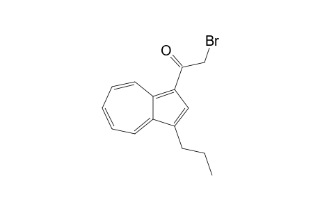 2-Bromanyl-1-(3-propylazulen-1-yl)ethanone