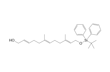 (2E,6E,10E)-12-((tert-butyldiphenylsilyl)oxy)-6,10-dimethyldodeca-2,6,10-trien-1-ol