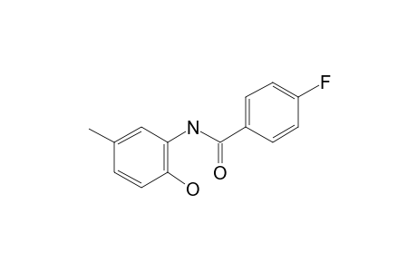 4-Fluoro-N-(2-hydroxy-5-methylphenyl)benzamide