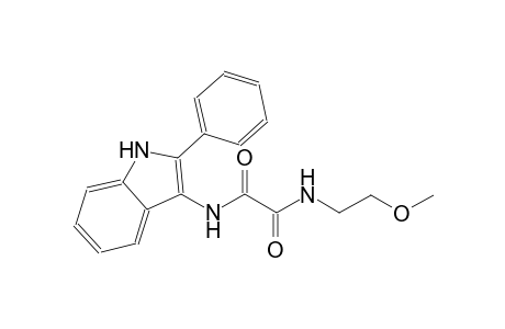 ethanediamide, N~1~-(2-methoxyethyl)-N~2~-(2-phenyl-1H-indol-3-yl)-