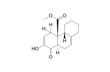 1,4,4a,4b,5,6,7,8,10,10a-decahydro-2-hydroxy-1-oxo-4a-phenanthrenecarboxylic acid, methyl ester