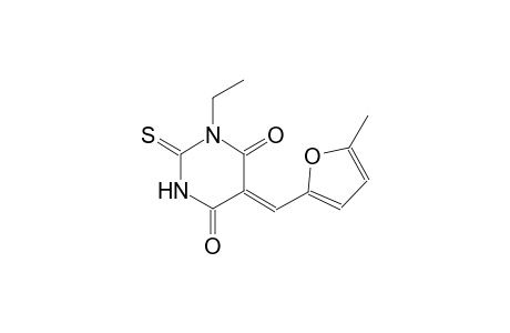 (5Z)-1-ethyl-5-[(5-methyl-2-furyl)methylene]-2-thioxodihydro-4,6(1H,5H)-pyrimidinedione