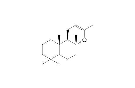 8-ALPHA,13-EPOXY-14,15-DINORLABD-12-ENE;SCLAREOL-OXIDE;(+)-(4AR,6AS,10AS,10BR)-3,4A,7,7,10A-PENTAMETHYL-4A,5,6,6A,7,8,9,10,10A,10B-DECAHYDRO-1H-BENZO-[F]-CHROM